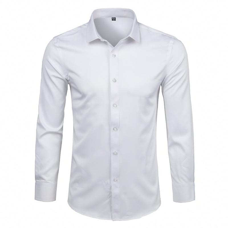 Camisa Social Masculina Slim Elástica