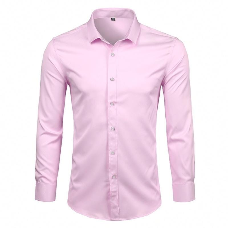 Camisa Social Masculina Slim Elástica
