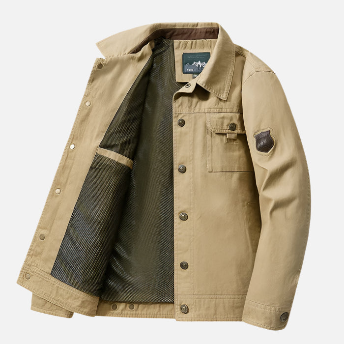 Jaqueta Casual Masculina em Algodão