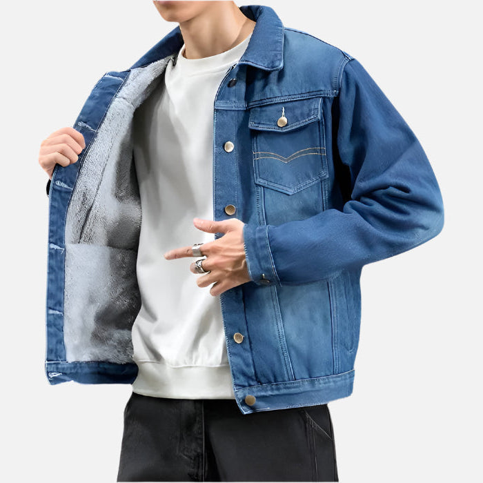 Jaqueta Masculina Jeans Acolchoado