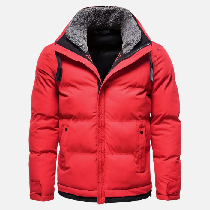 Jaqueta Masculina Puffer Forrada em Lã