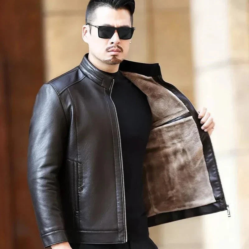 Jaqueta de Couro Masculina 208