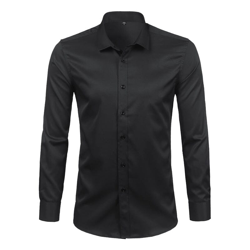 Camisa Social Masculina Slim Elástica