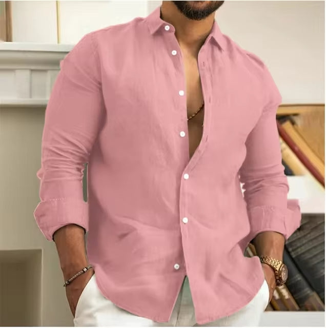 Camisa de Linho Masculina