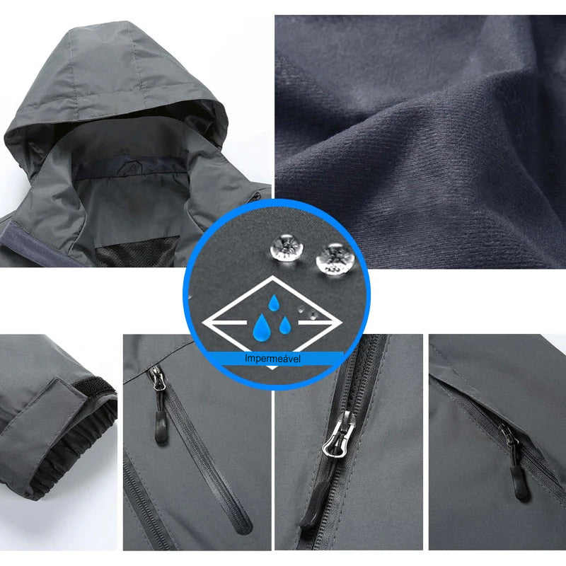 Jaqueta Corta-Vento Impermeável Elvarn