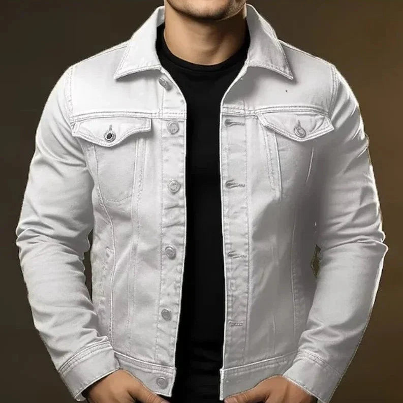 Jaqueta Jeans Masculina  Slim