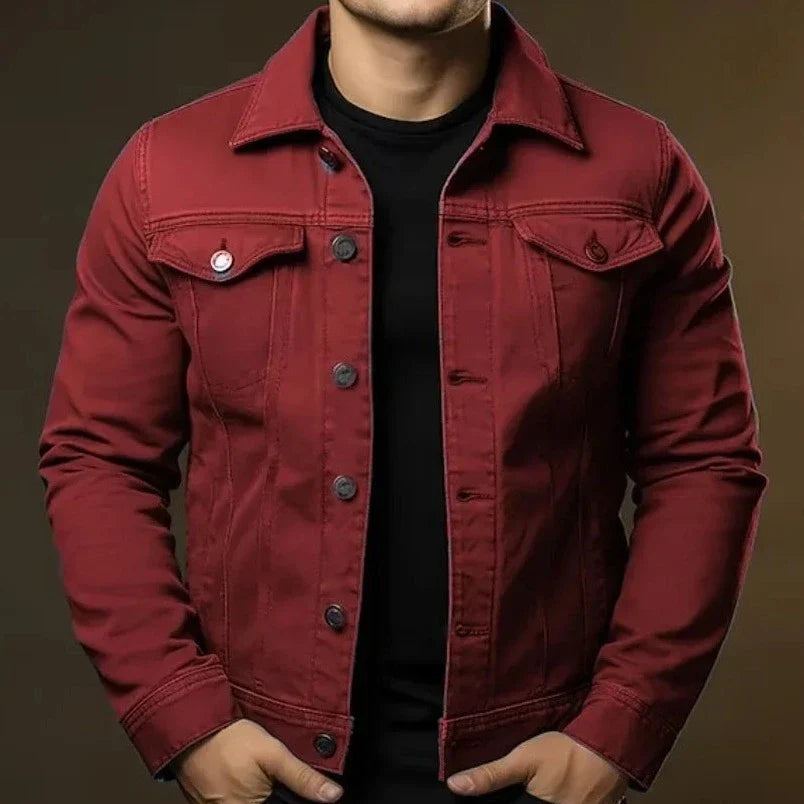 Jaqueta Jeans Masculina  Slim