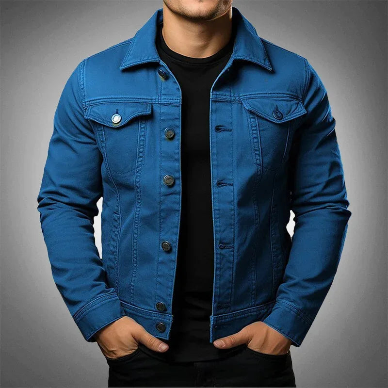 Jaqueta Jeans Masculina  Slim