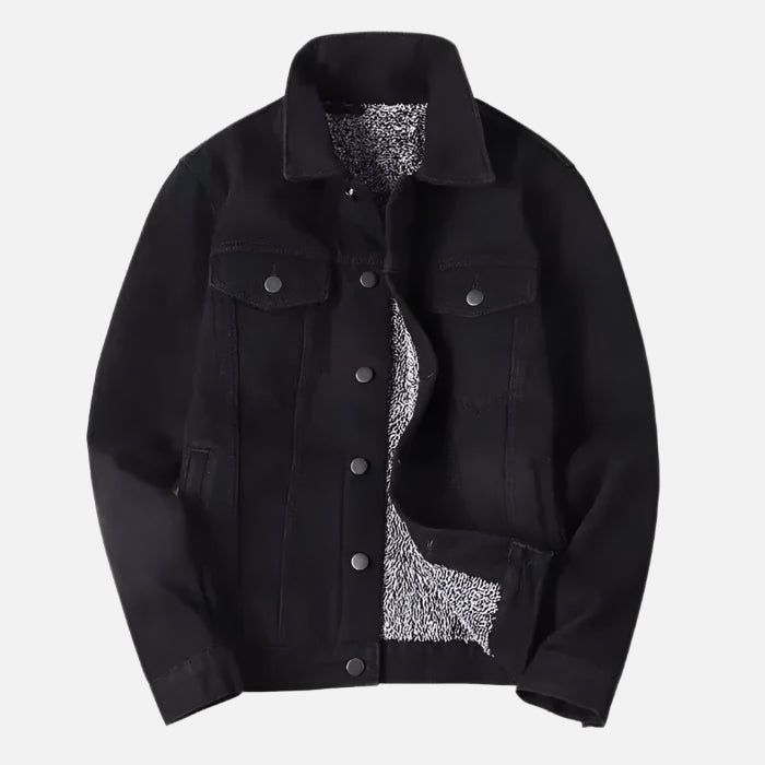 Jaqueta Jeans Masculina Forrada  114