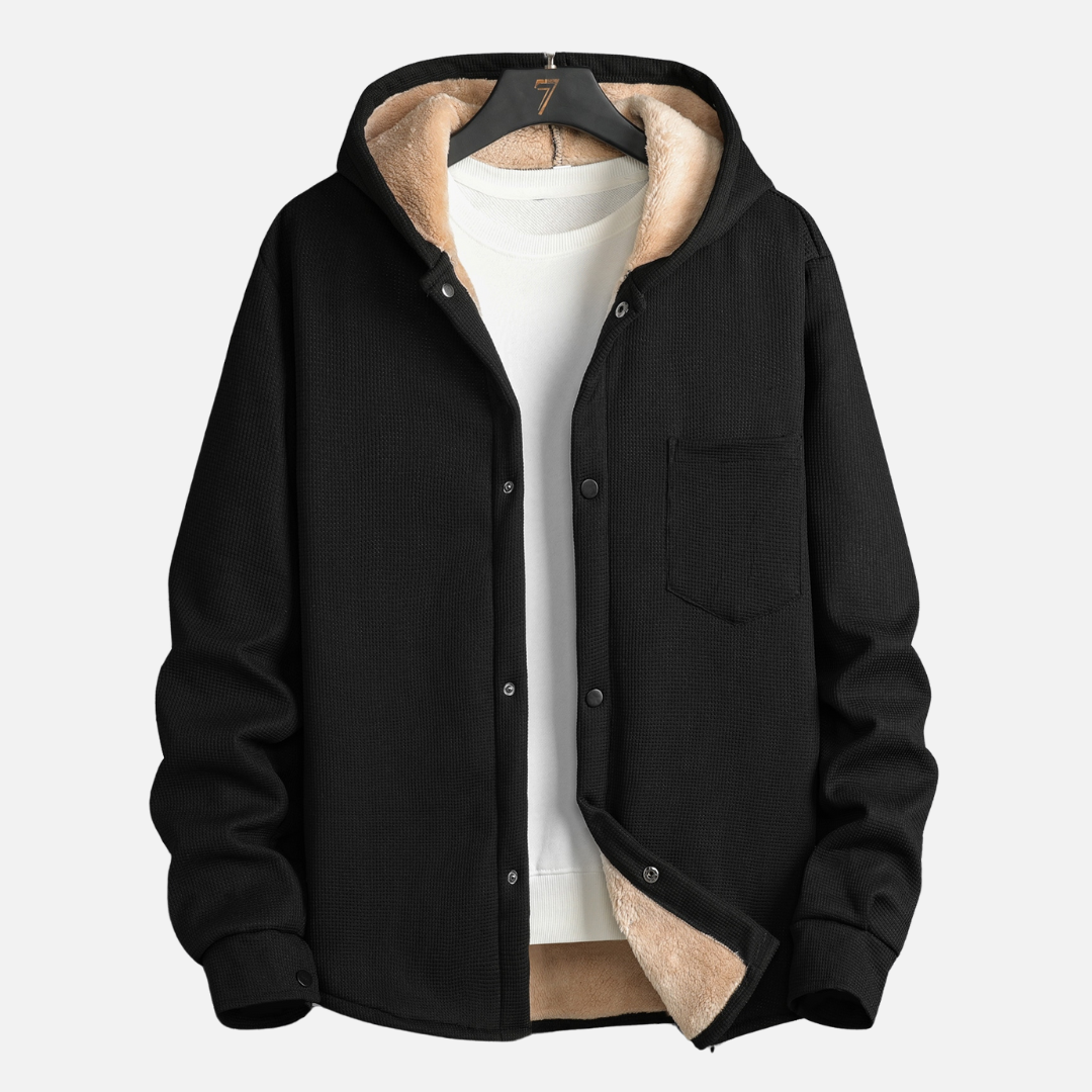 Jaqueta Masculina Forrada com Capuz