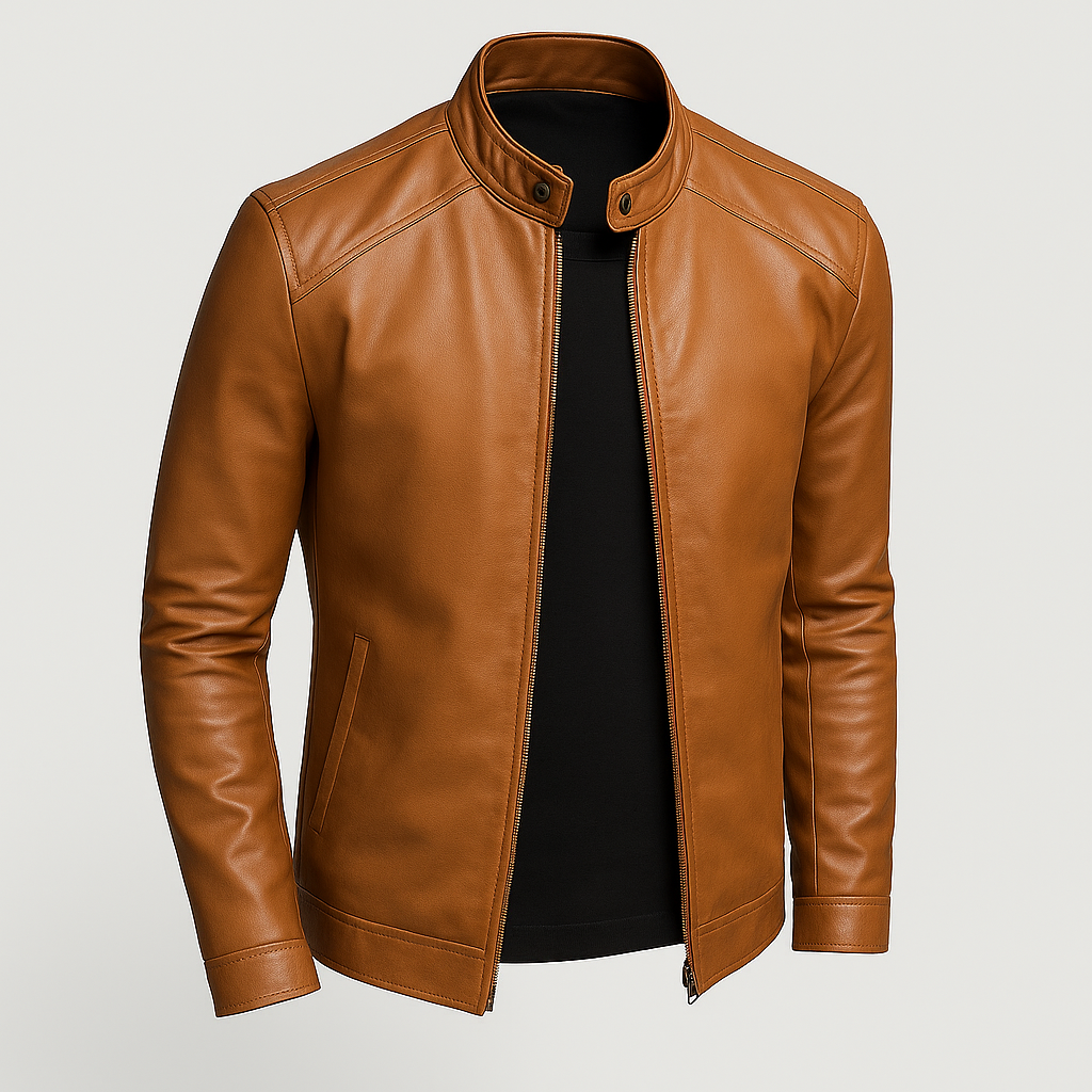Jaqueta Masculina em Couro