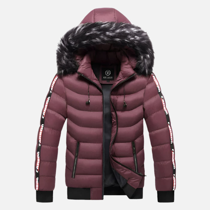 Jaqueta Puffer Masculina Capuz Forrado