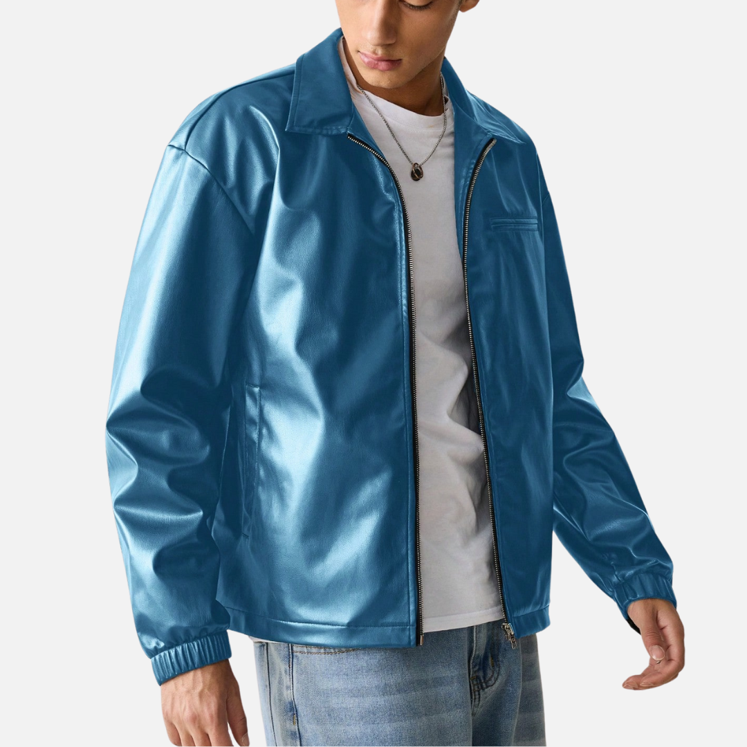 Jaqueta de Couro Masculina Urban